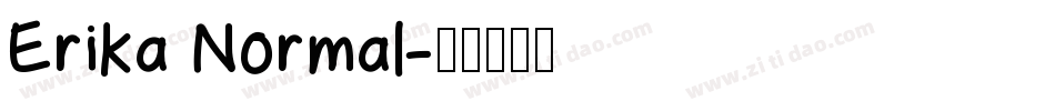 Erika Normal字体转换